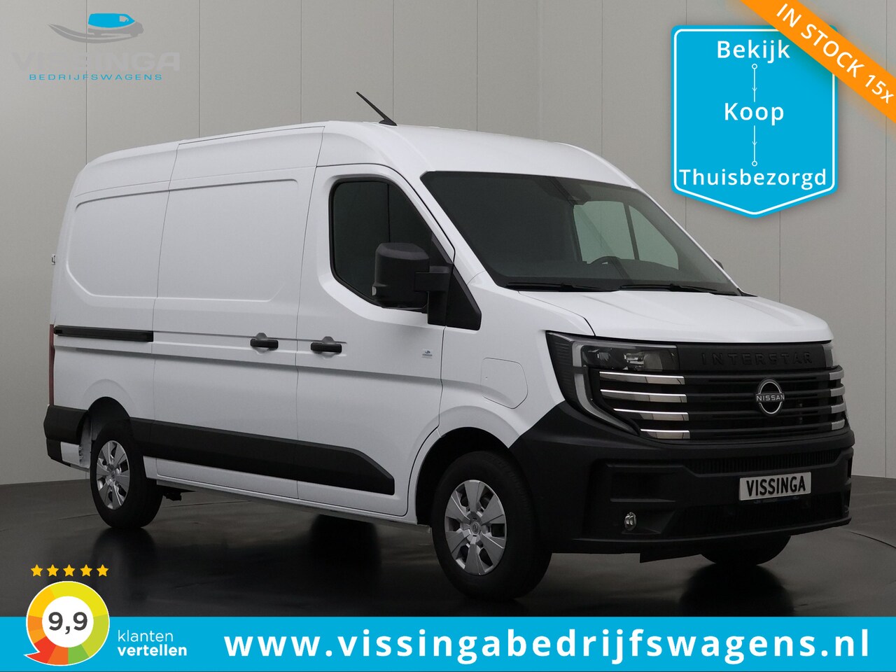 Nissan Interstar-e - Nissan Interstar-e L2H2 400 km WLPT ✅ 5 jaar garantie! 87 kWh ✅ - AutoWereld.nl