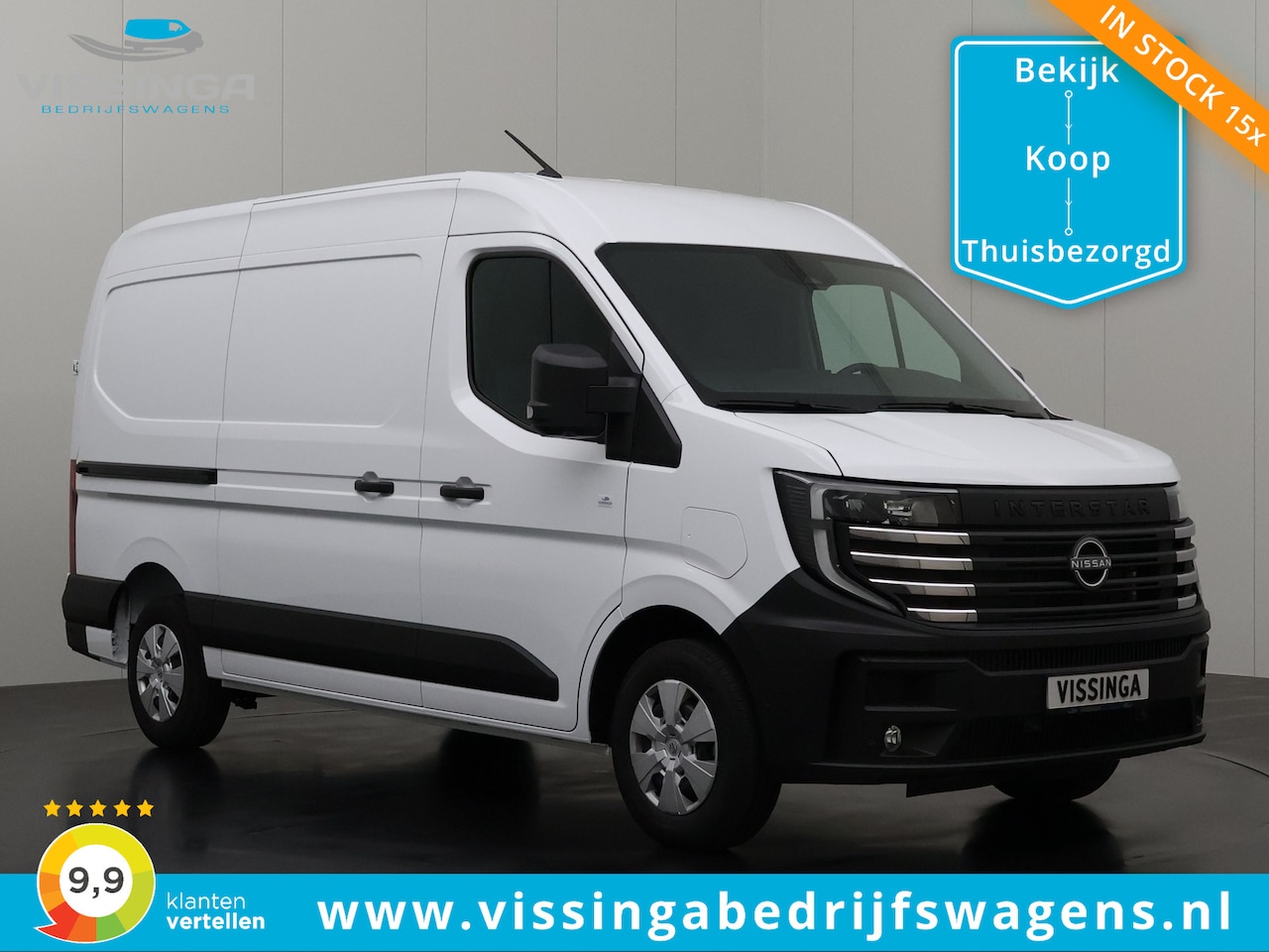 Nissan Interstar-e - Nissan Interstar-e L2H2 400 km WLPT ✅ 5 jaar garantie! 87 kWh ✅ - AutoWereld.nl
