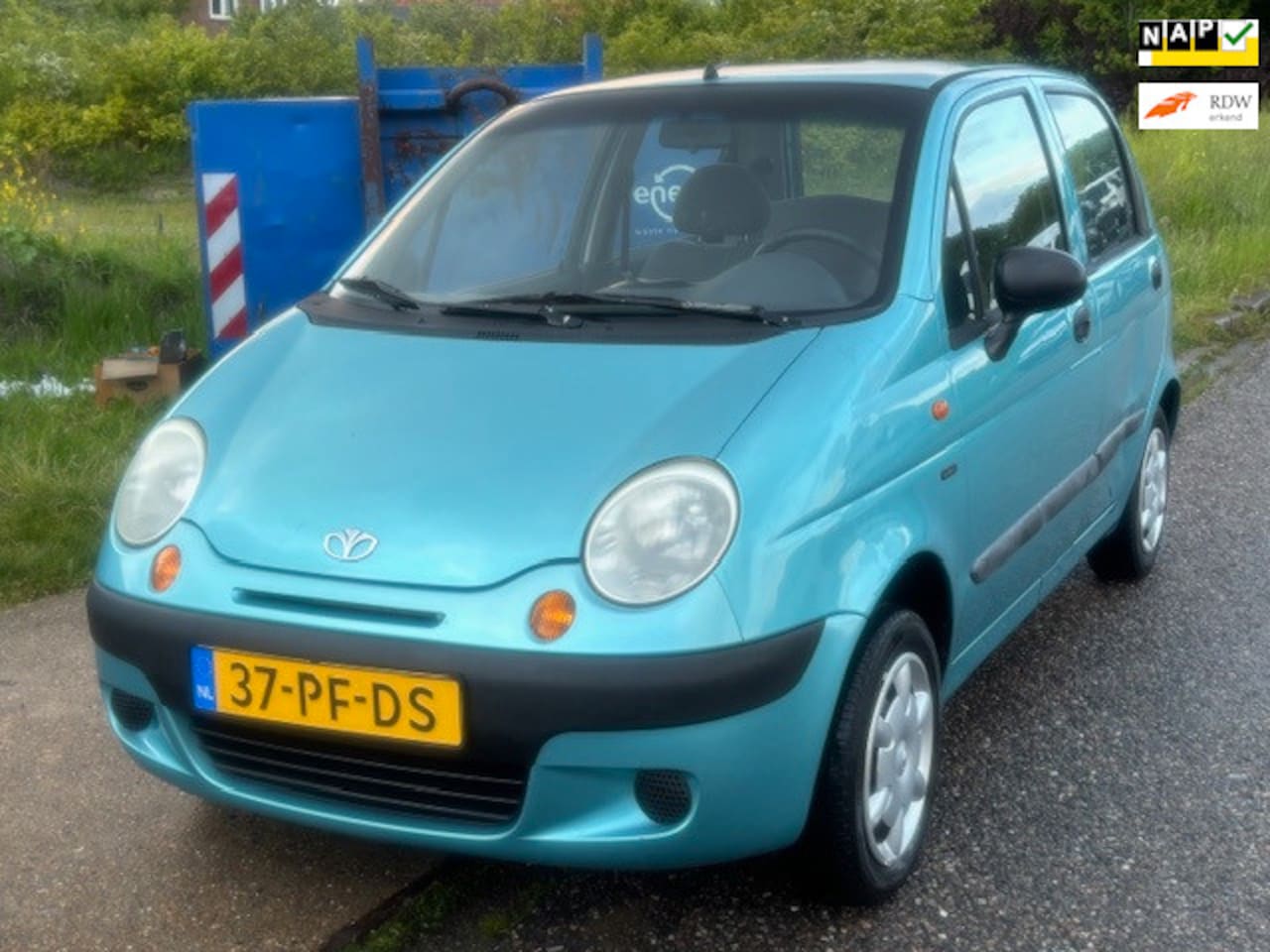 Daewoo Matiz - 0.8 Style 5-Drs Stuurbekrachtiging Airco Elect. pakket Audio 2 x Airbag Colorpakket Getint - AutoWereld.nl