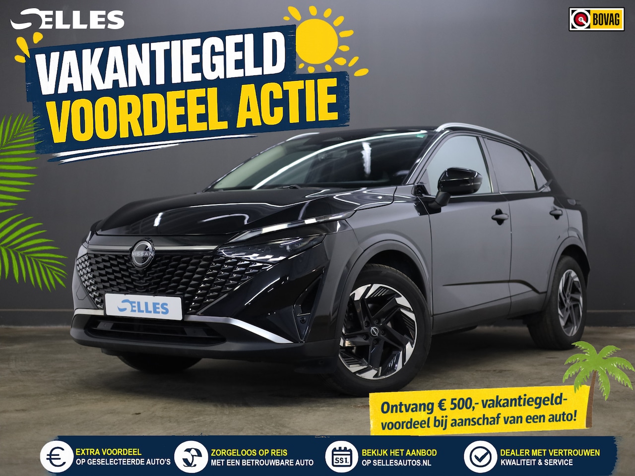 Nissan Qashqai - 1.3 MHEV Xtronic N-Connecta | 360 Camera | Adaptieve cruise control | Applecarplay - AutoWereld.nl
