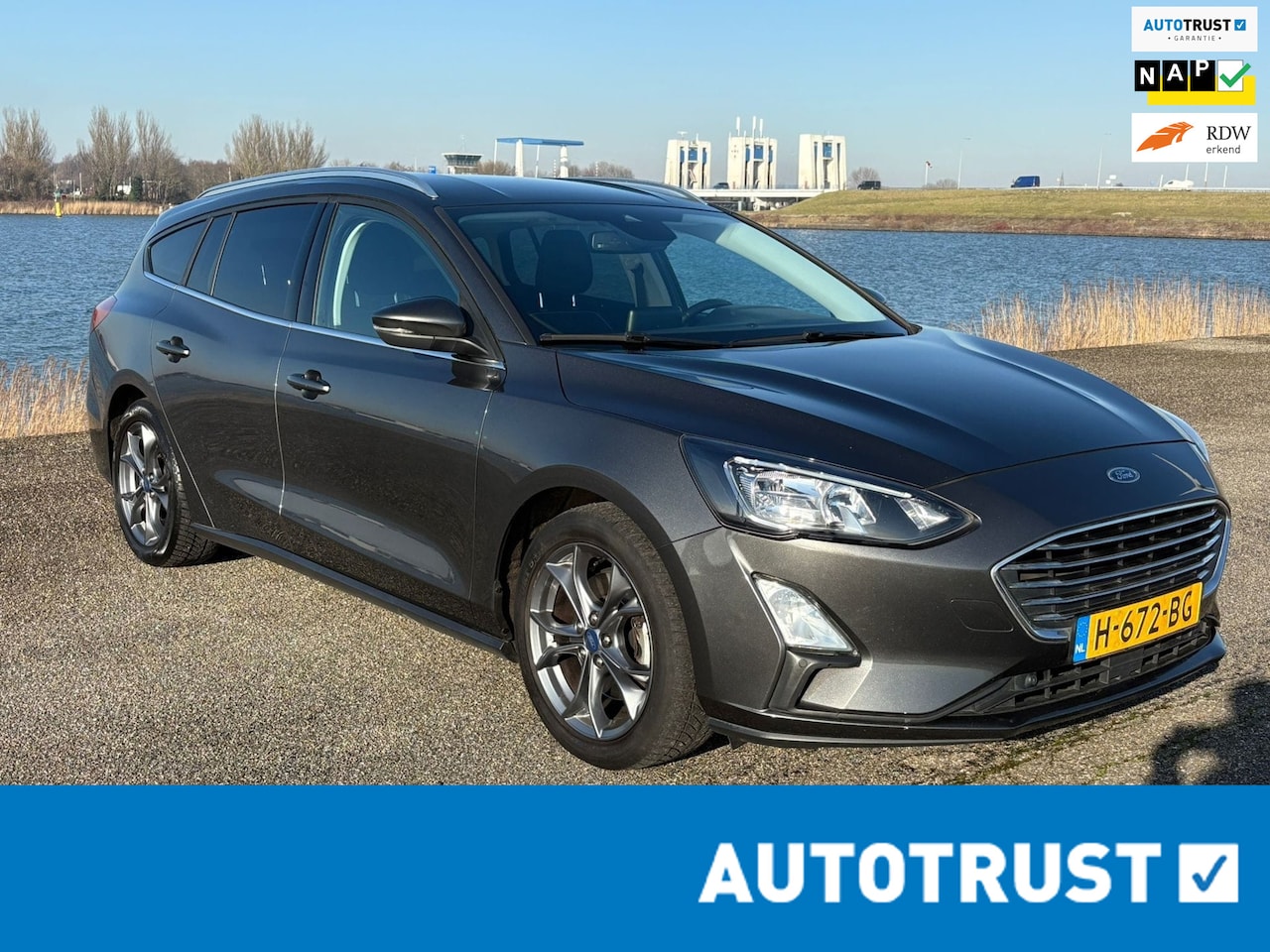 Ford Focus Wagon - 1.0 EcoBoost Titanium Business/Aut/Clima/NL/Keyless - AutoWereld.nl