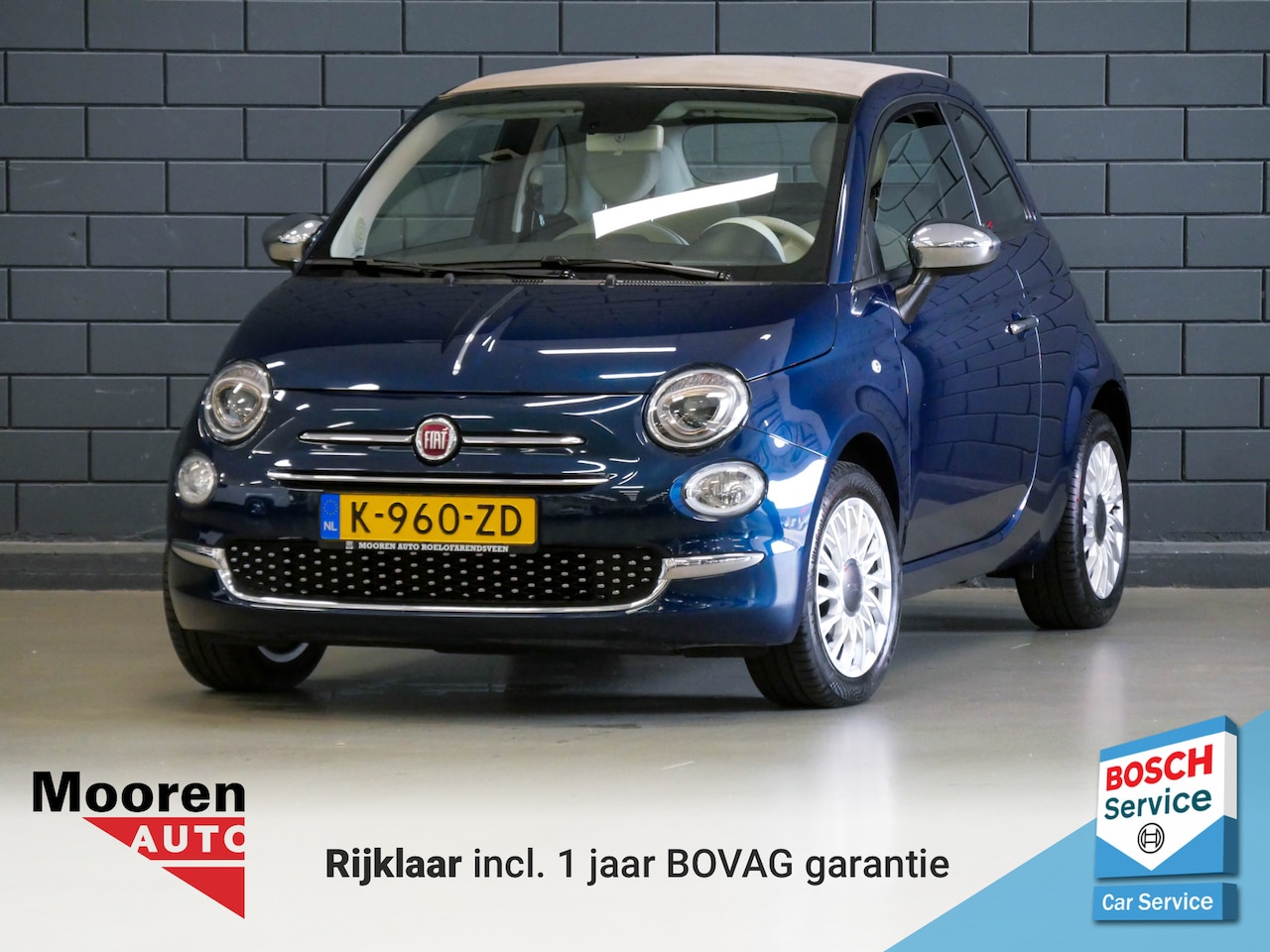 Fiat 500 C - 1.0 Hybrid Lounge | APPLE CARPLAY | CRUISE CONTROL | - AutoWereld.nl