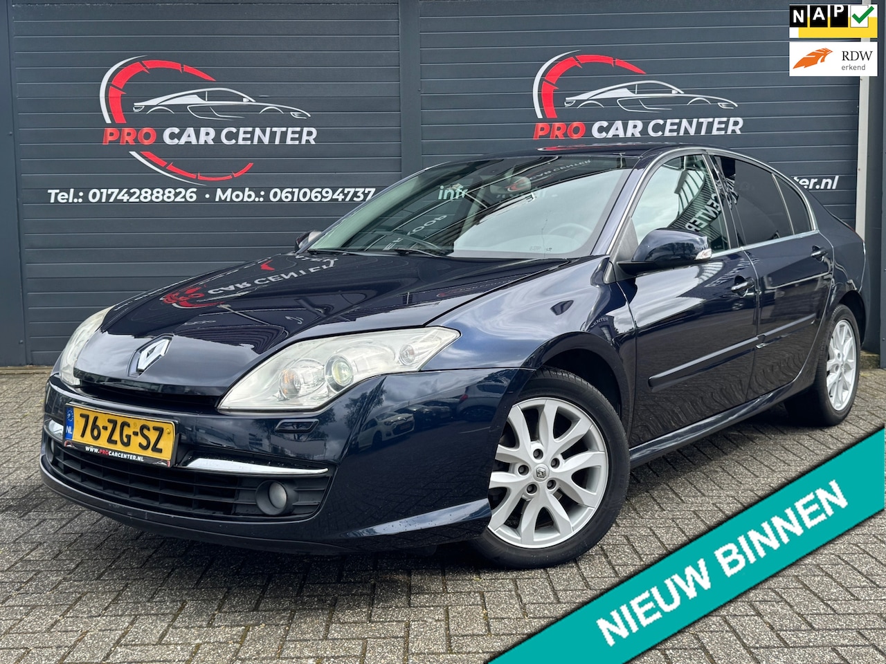 Renault Laguna - 2.0 16V T Dynamique AUT | CRUISE | KEYLESS| CLIMATE | PDC | XENON | NAVI| EL.RAMEN | NAP | - AutoWereld.nl