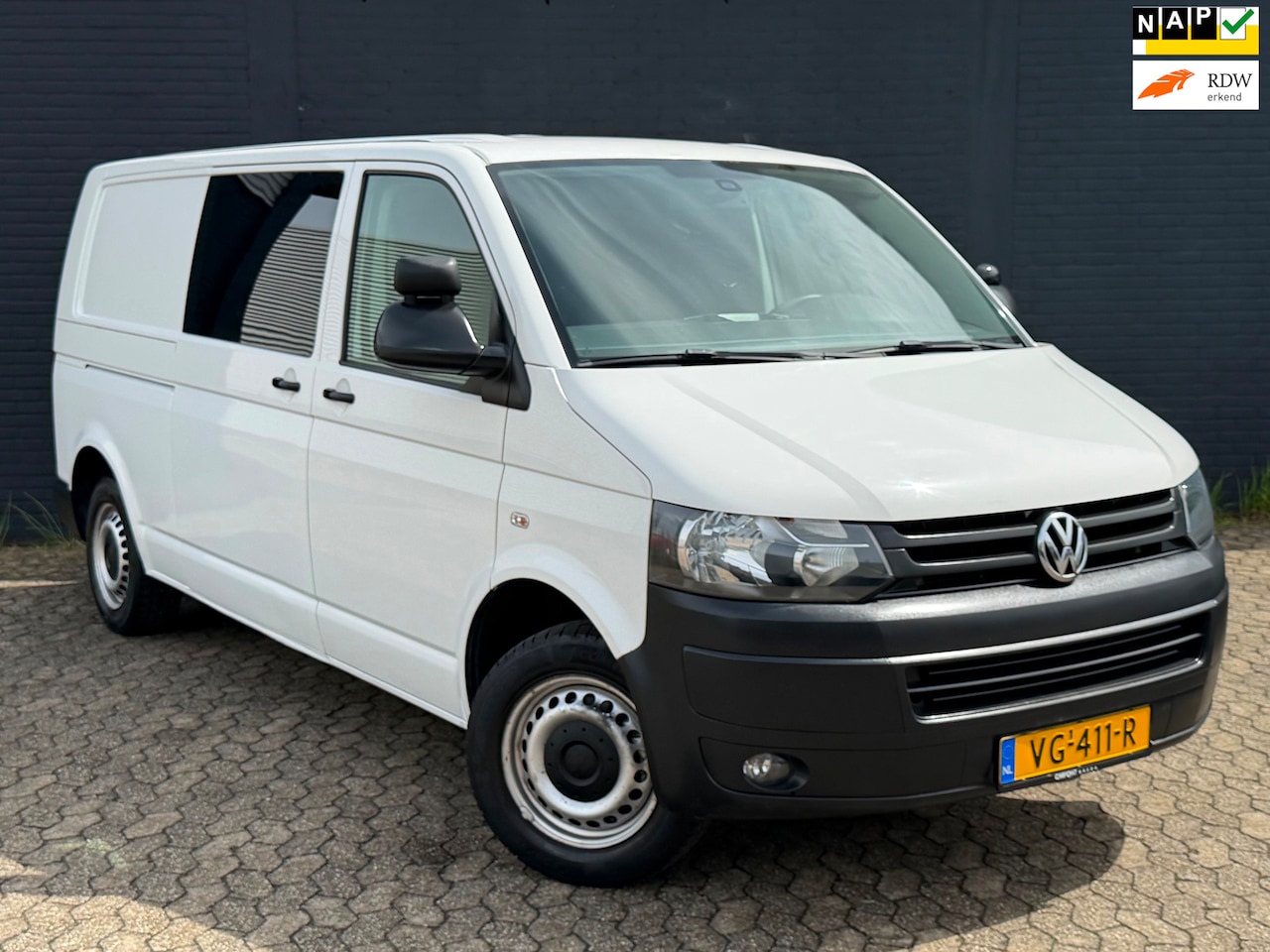 Volkswagen Transporter - 2.0 TDI L2H2|175PK|MARGE|NAVI|AIRCO|CRUISE|NAP|NW APK| - AutoWereld.nl