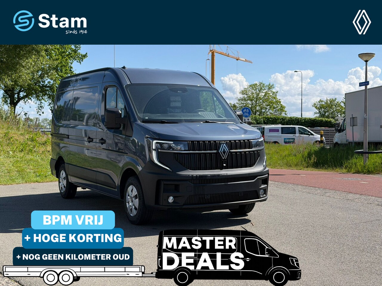 Renault Master - T35 2.0 dCi 170 L2H2 Extra Cruise | Navi | Trekhaak | Schuifdeur Links en Rechts - AutoWereld.nl