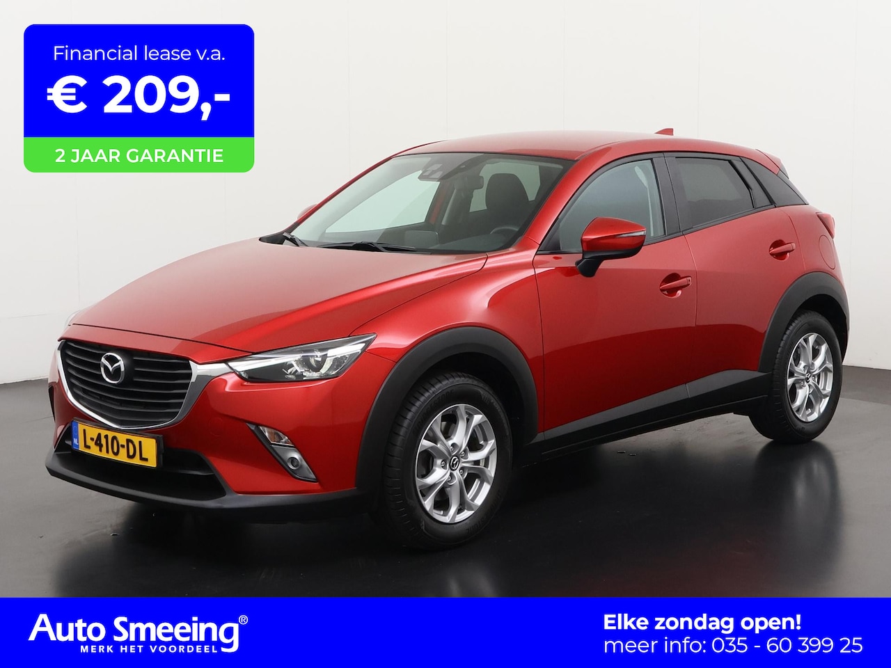 Mazda CX-3 - 2.0 SkyActiv-G 120 SkyLease+ | Trekhaak | Stoelverwarming | Navigatie | Zondag Open! - AutoWereld.nl