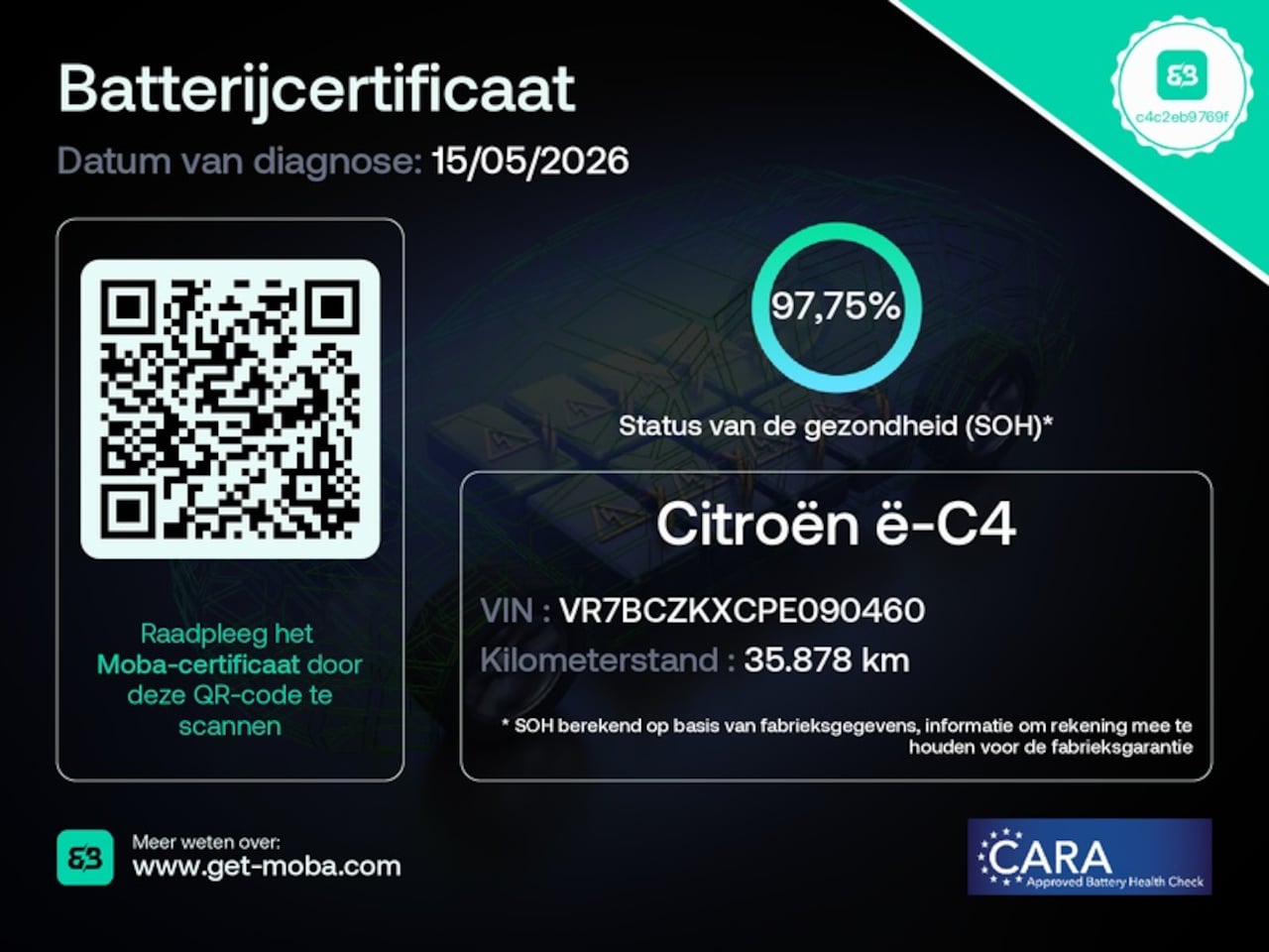 Citroën Ë-C4 - You 50 kWh Airco | Carplay | Camera achter | SOH 97% | - AutoWereld.nl