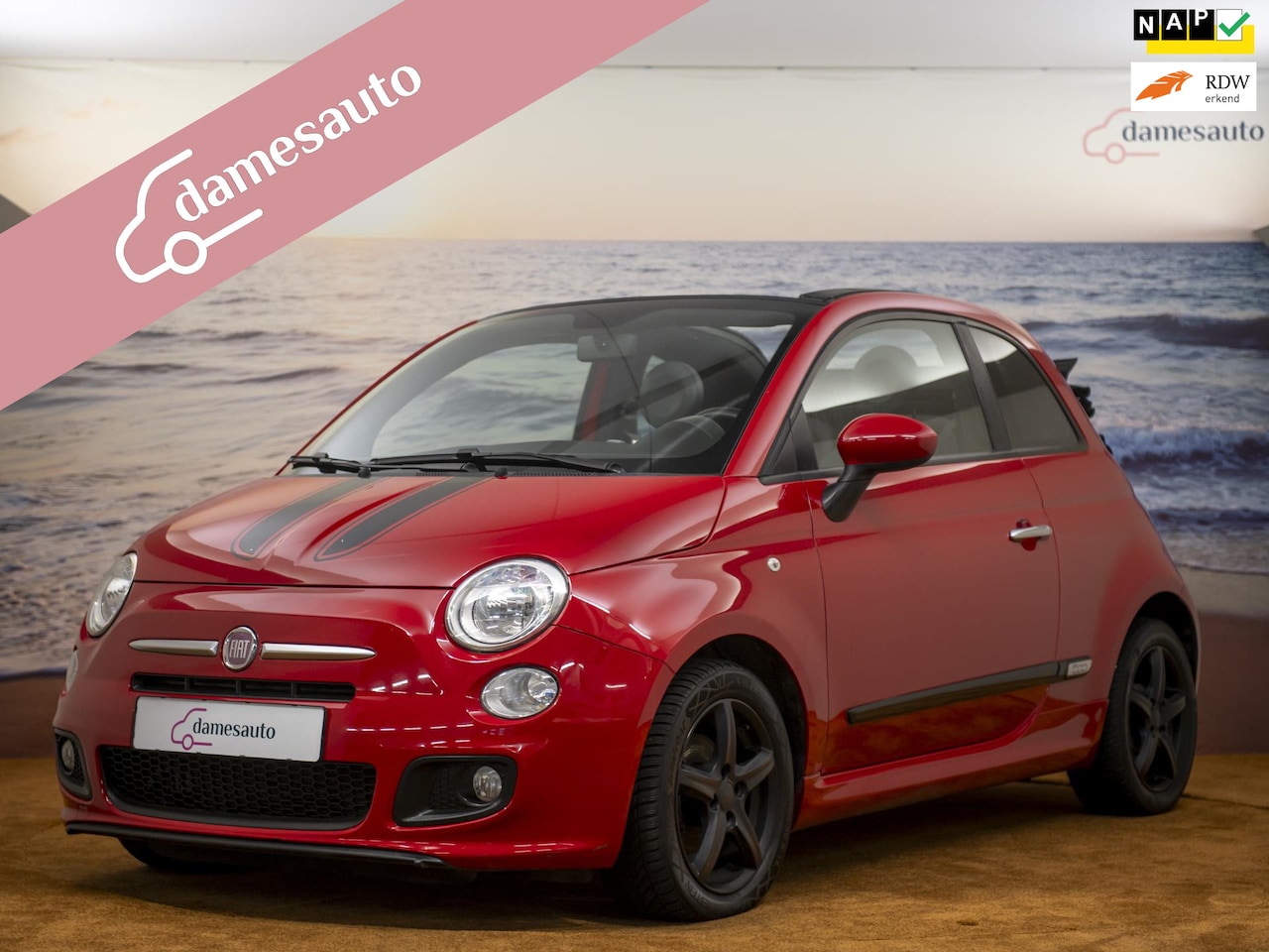Fiat 500 C - 0.9 TwinAir 500 Sport, Cabriolet, - AutoWereld.nl