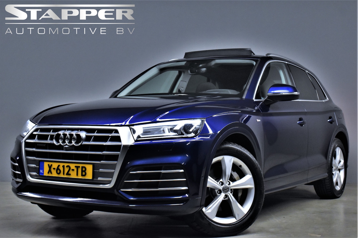 Audi Q5 - 50 TFSI e 299pk Quattro S-Line Pano/Luchtvering/Virtual/360Camera/Trekhaak/Keyless - AutoWereld.nl