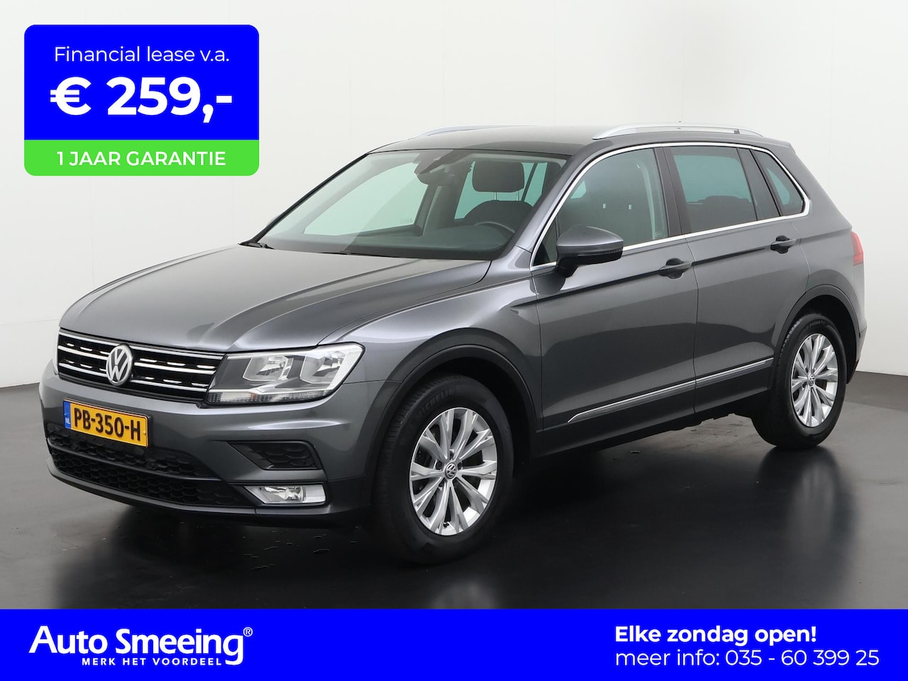 Volkswagen Tiguan - 1.4 TSI ACT Business | Trekhaak Elek | Navigatie | Adaptief Cruise | Zondag Open! - AutoWereld.nl