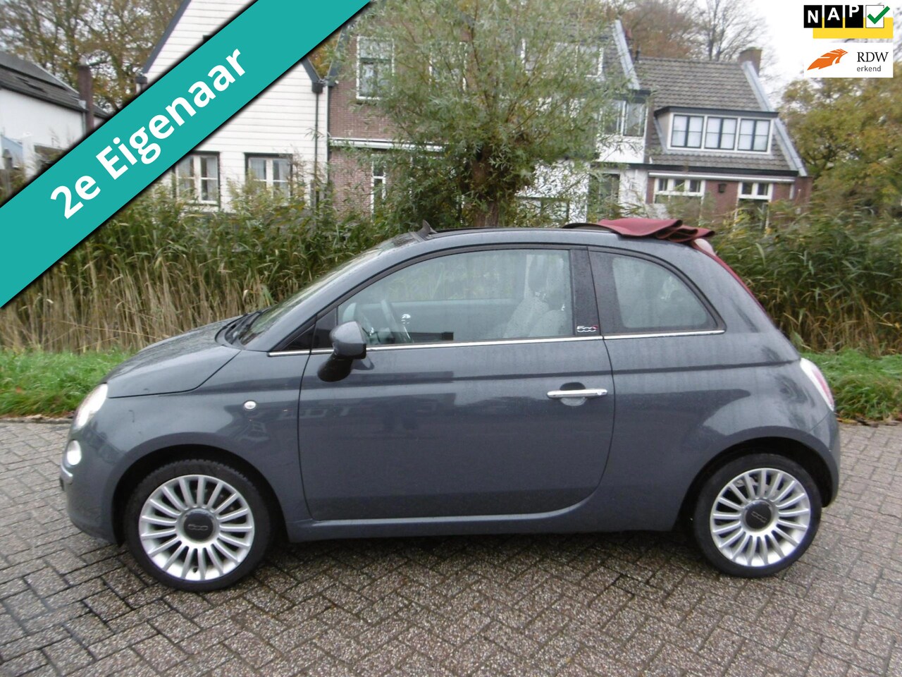 Fiat 500 C - Cabrio 0.9 TwinAir Turbo S Lounge PDC 99.000km 2e eigenaar - AutoWereld.nl
