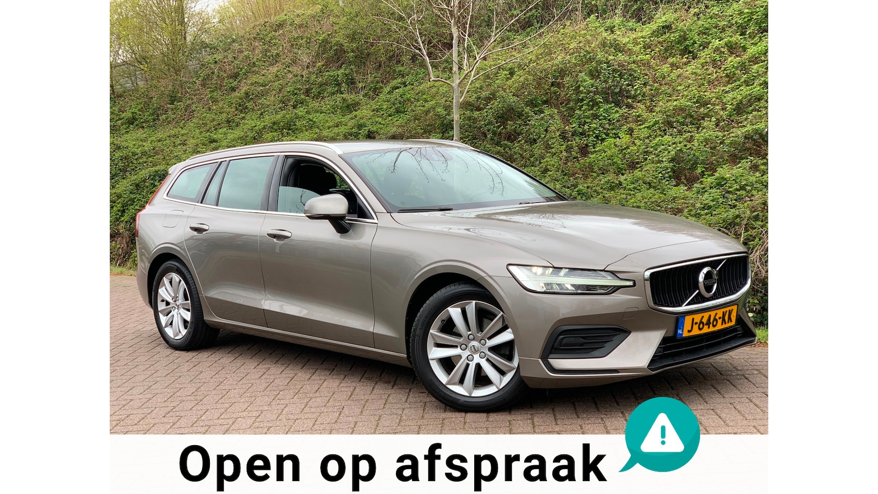 Volvo V60 - 2.0 D4 Inscription 190PK LEDER FULL 2021 DEALER OH / NETTO EXPORT € 14.950 - AutoWereld.nl