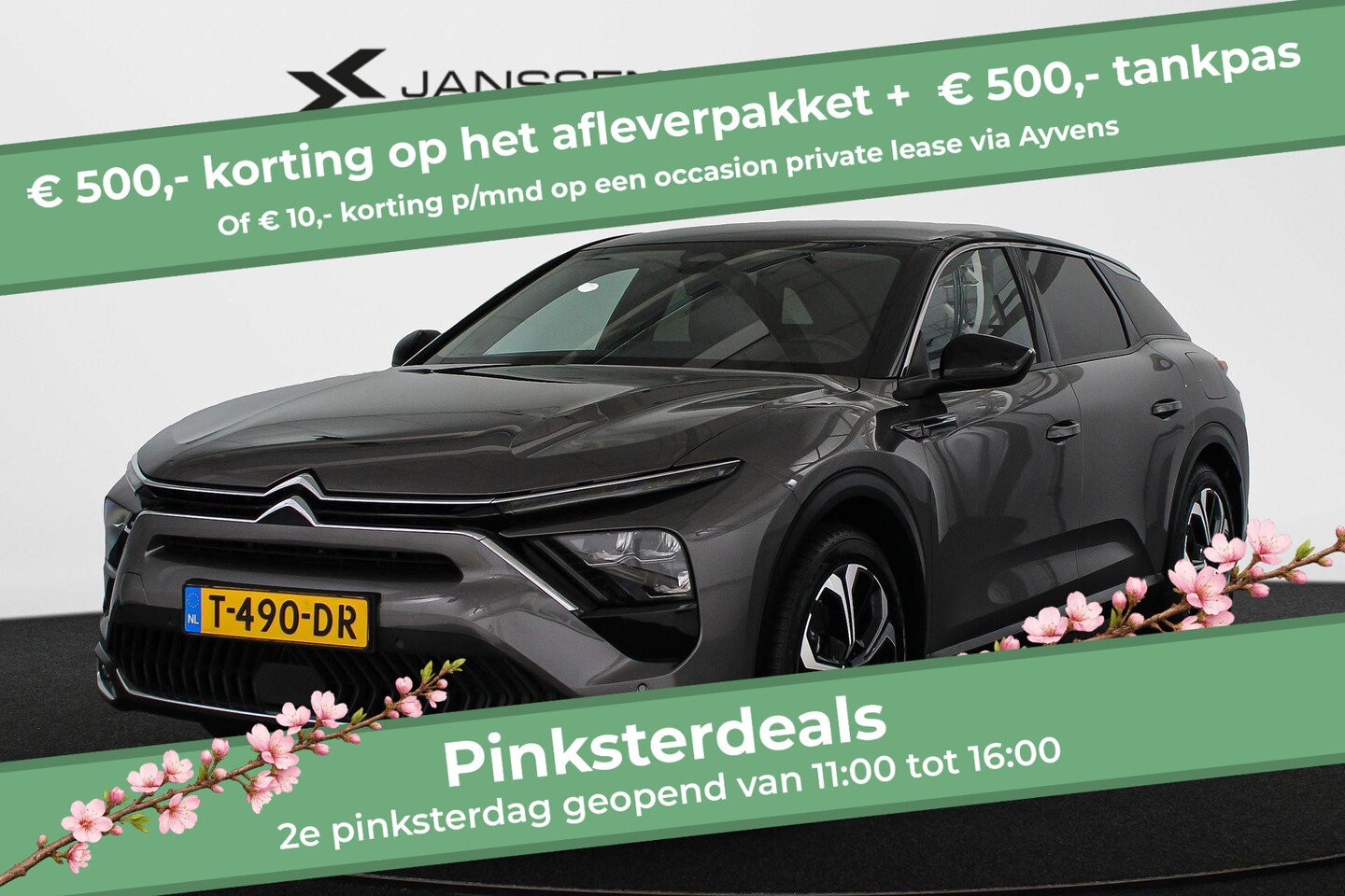 Citroën C5 X - 1.6 Plug-in Hybrid 225 Business Plus Leder Stoelverwarming Massage Camera Adaptive Cruise - AutoWereld.nl