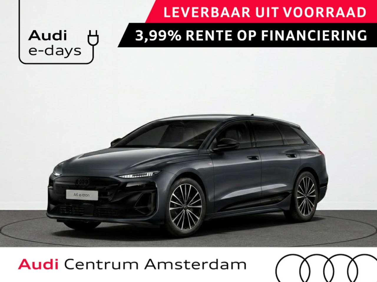 Audi A6 Avant e-tron - S edition 83 kWh 286 pk | Sportstoel leder zwart | Trekhaak, elektr. wegklapbaar | Optiekp - AutoWereld.nl