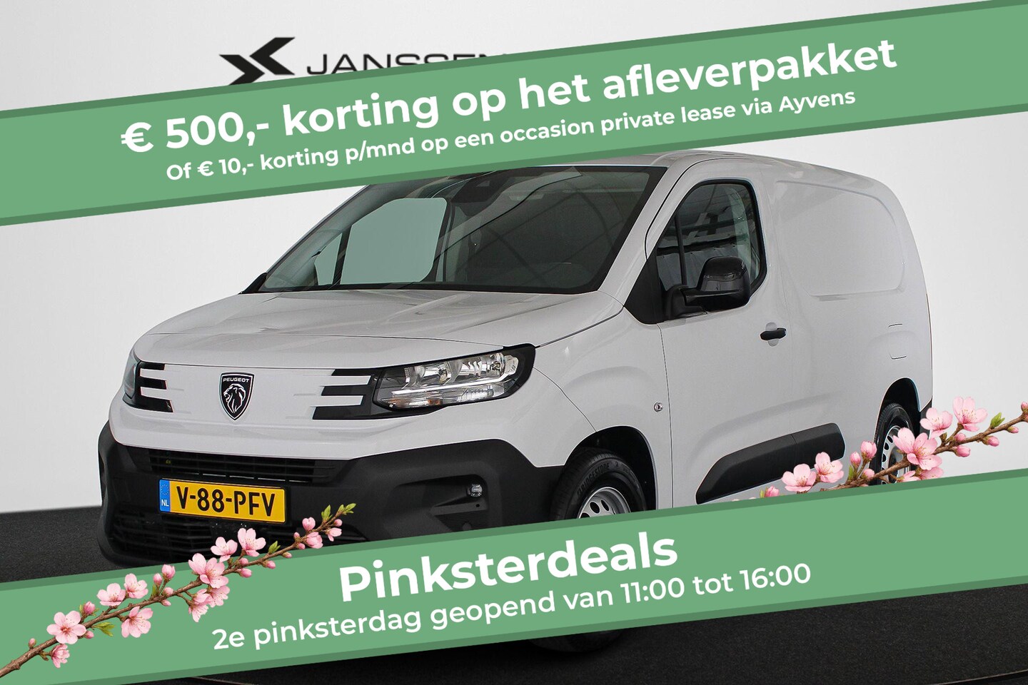 Peugeot e-Partner - 136 L2 50 kWh 3 Zits Achteruitrijcamera Apple CarPlay - AutoWereld.nl