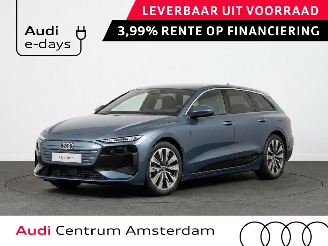 Audi A6 Avant e-tron - Advanced edition 83 kWh 286 pk | Trekhaak, elektr. wegklapbaar | Tech plus | Privacy glas - AutoWereld.nl