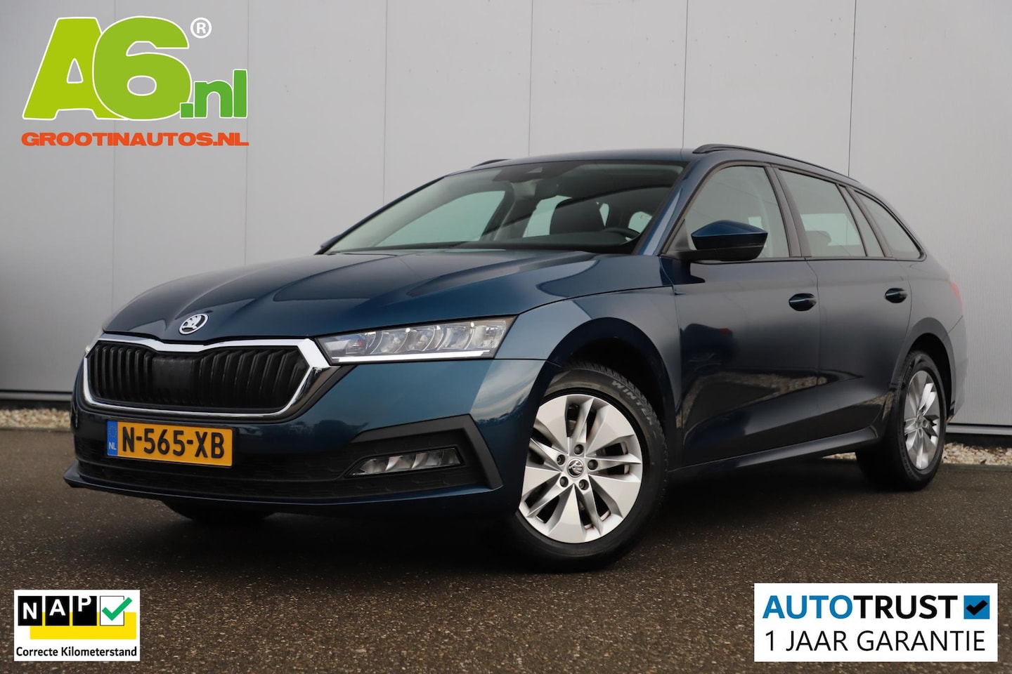 Skoda Octavia Combi - 1.0 e-TSI Ambition Automaat Virtual Cockpit Navigatie Carplay Android LMV LED Clima Cruise - AutoWereld.nl