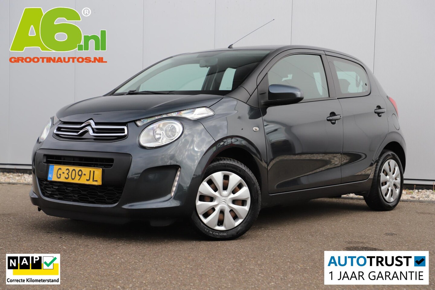 Citroën C1 - 1.0 VTi Feel Radio Bluetooth Airco Elektrische Ramen - AutoWereld.nl
