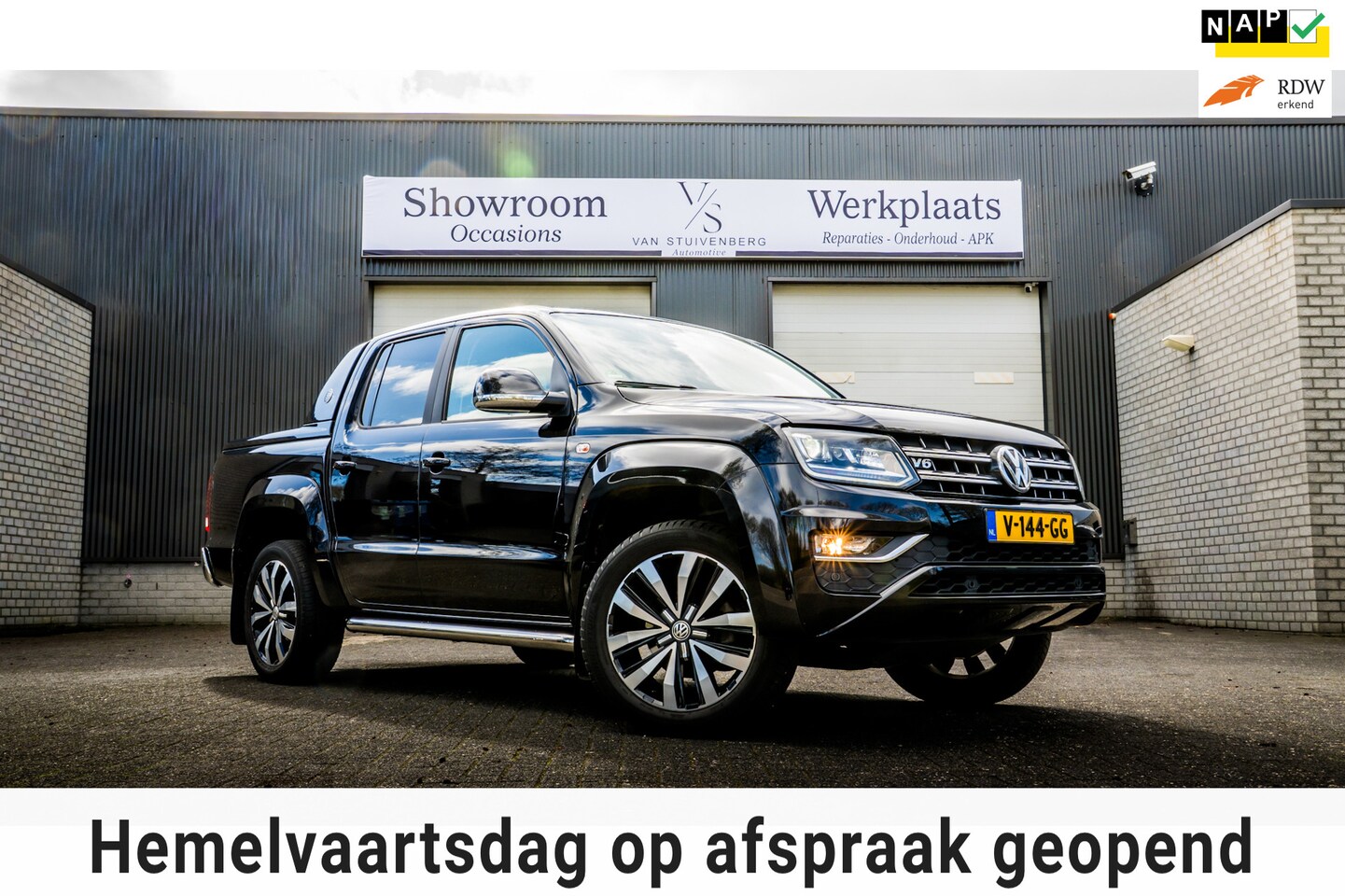 Volkswagen Amarok - 3.0 TDI 4Motion Plus Cab Highline AVENTURA LUCHT VERING - AutoWereld.nl