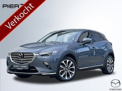 Mazda CX-3 - 2.0 SkyActiv-G 121 Luxury | AUTOMAAT | 360 CAMERA | CARPLAY | HALF LEDER | HUD |