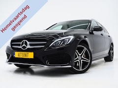 Mercedes-Benz C-klasse Estate - 180 AMG | Leder | Stoelverwarming | Sfeerlicht | Cruise | Zwarte Hemel | PDC | Climate