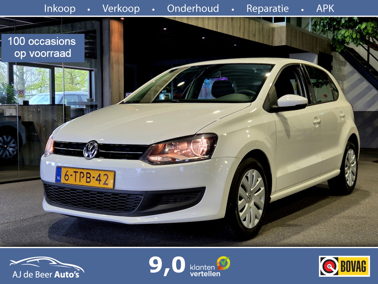 Volkswagen Polo - 1.2 TSI 5-drs BlueMotion Edition Nieuwe distributie | Airco | Nette auto - AutoWereld.nl