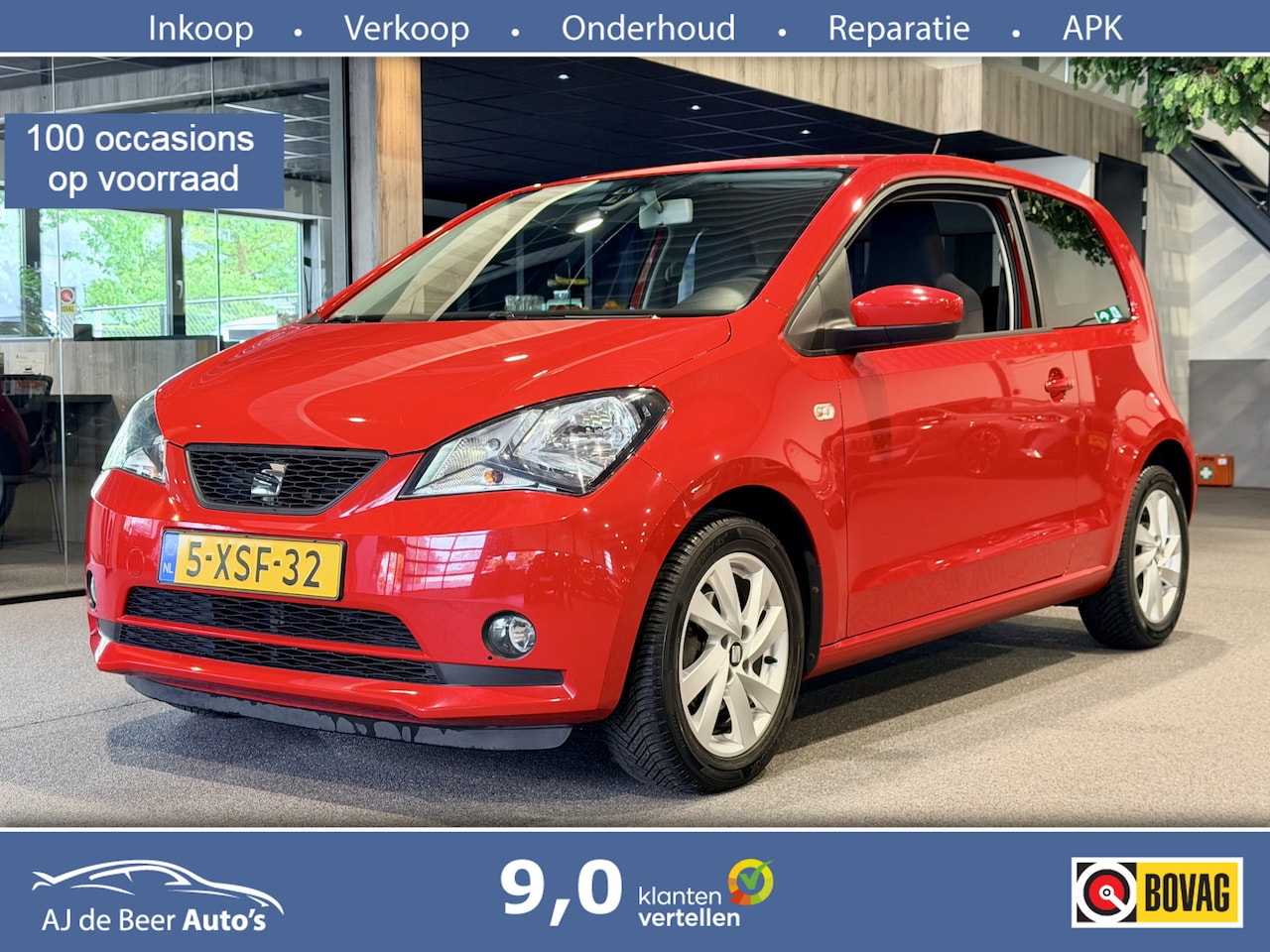 SEAT Mii - 1.0 Sport Dynamic Airco | Stoelverwarming | NAP | Dealer onderhouden - AutoWereld.nl