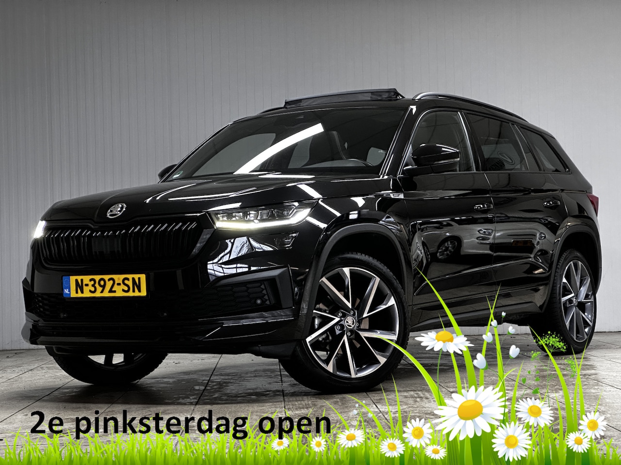 Skoda Kodiaq - 1.5 TSI Sportline Business/ Pano Dak/ Schaalstoelen/ Zwarte Hemel/ Virtual Cockpit/ LED Ko - AutoWereld.nl