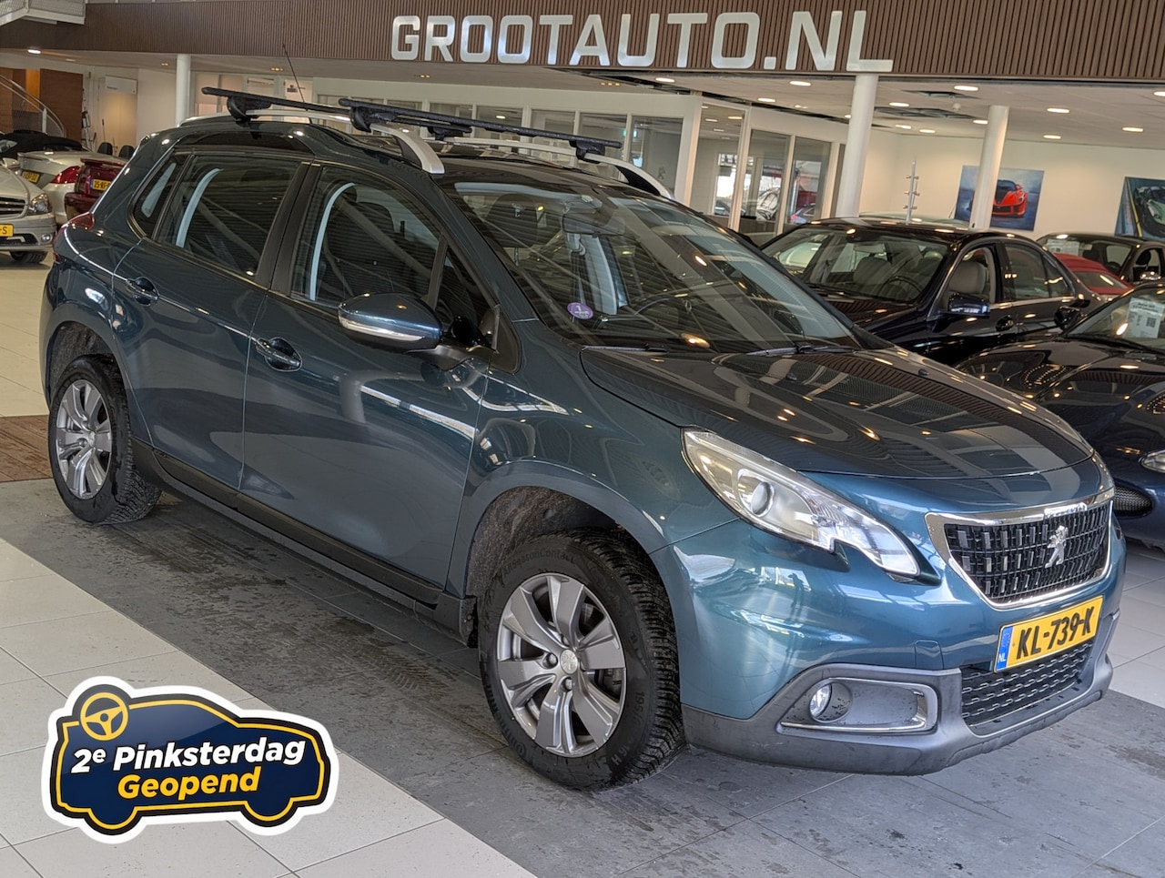 Peugeot 2008 - 1.2 PureTech Blue Lion 89.687km NAP, Panoramadak, Navi - AutoWereld.nl