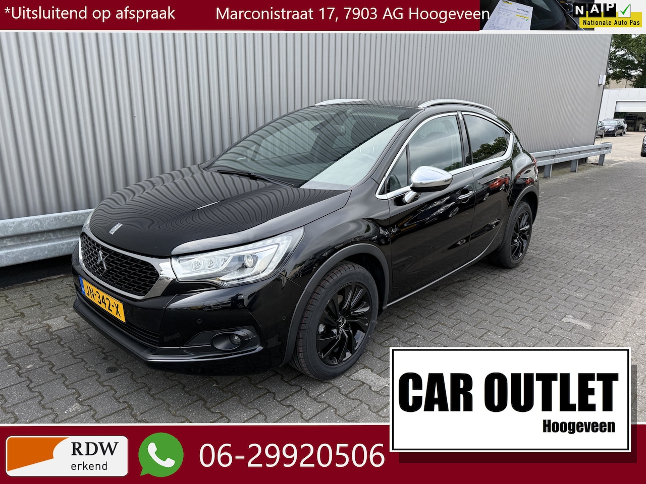 DS 4 Crossback - 1.2 PureTech Business Clima, Navi, CC, PDC & Camera, LED-dagrij, LM, Trekh, - nw. APK – In - AutoWereld.nl