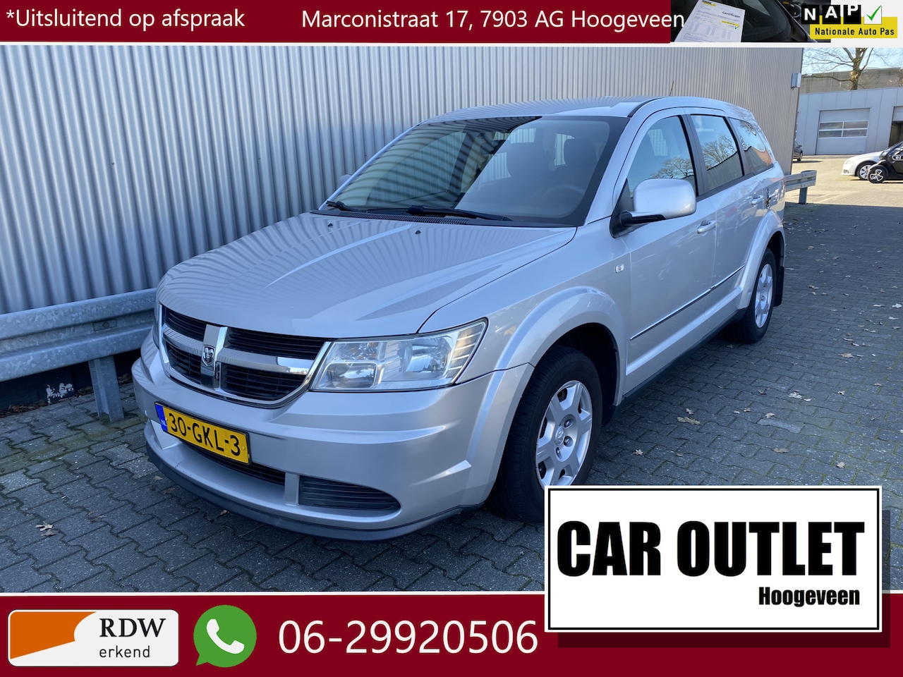 Dodge Journey - 2.4 SXT 7 Persoons, Clima, Bluetooth, USB, nw. APK – Inruil Mogelijk – - AutoWereld.nl