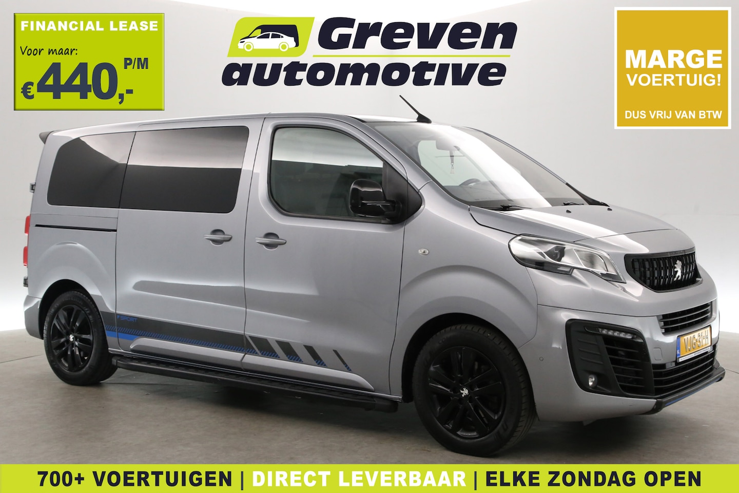 Peugeot Expert - 2.0 BlueHDI SPORT L2H1 177PK | MARGE | Airco | HuD | Adap. Cruise | Camera | Carplay | 3 Z - AutoWereld.nl
