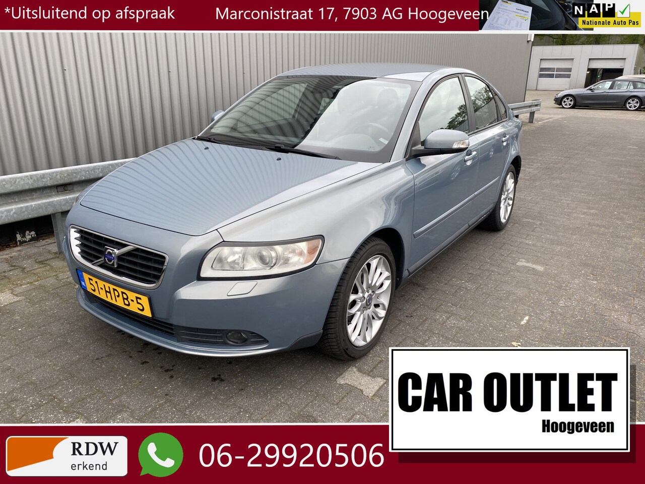 Volvo S40 - 1.8 Edition II Leer, Clima, CC, PDC & Cam, LM, Trekh, – Inruil Mogelijk – - AutoWereld.nl