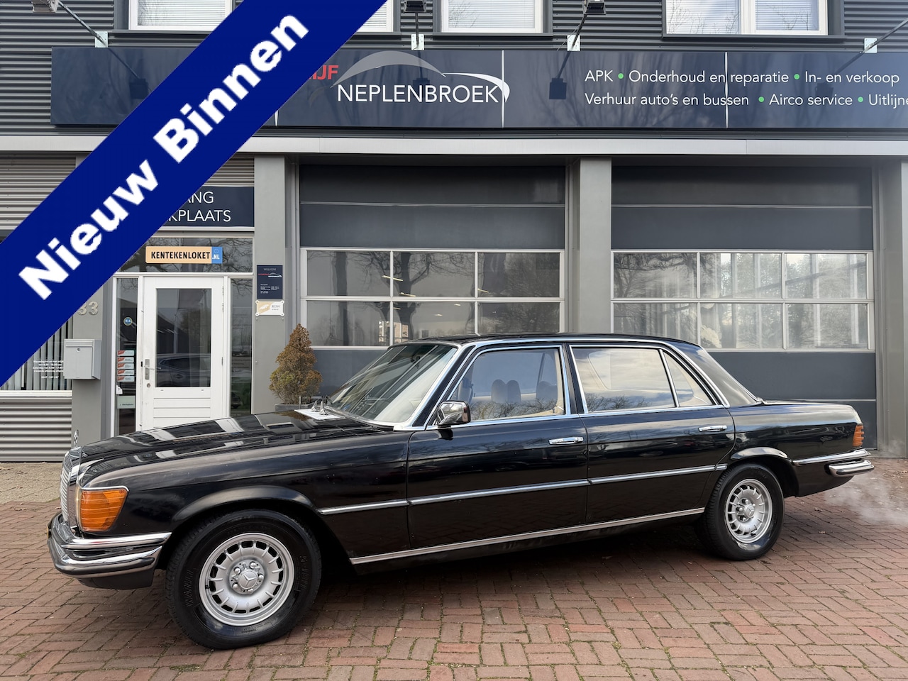 Mercedes-Benz S-klasse - 450 SEL V8 (1974) – Belastingvrij | 17.000 km lekke koppaking !! - AutoWereld.nl