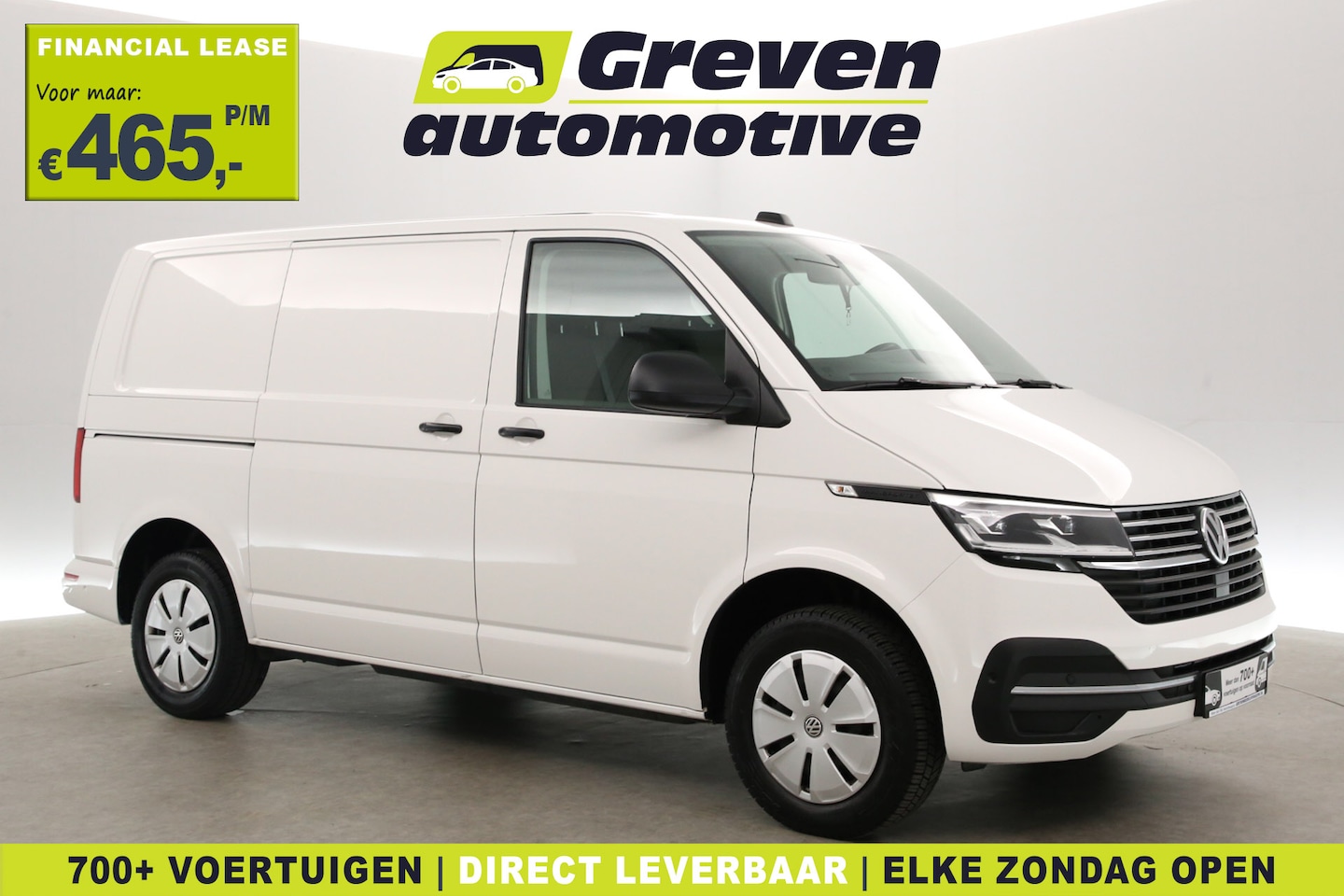 Volkswagen Transporter - 2.0 TDI L1H1 150PK | DSG | Airco | Adap. Cruise | 3 Zits | Camera | Virtual | Trekhaak | C - AutoWereld.nl