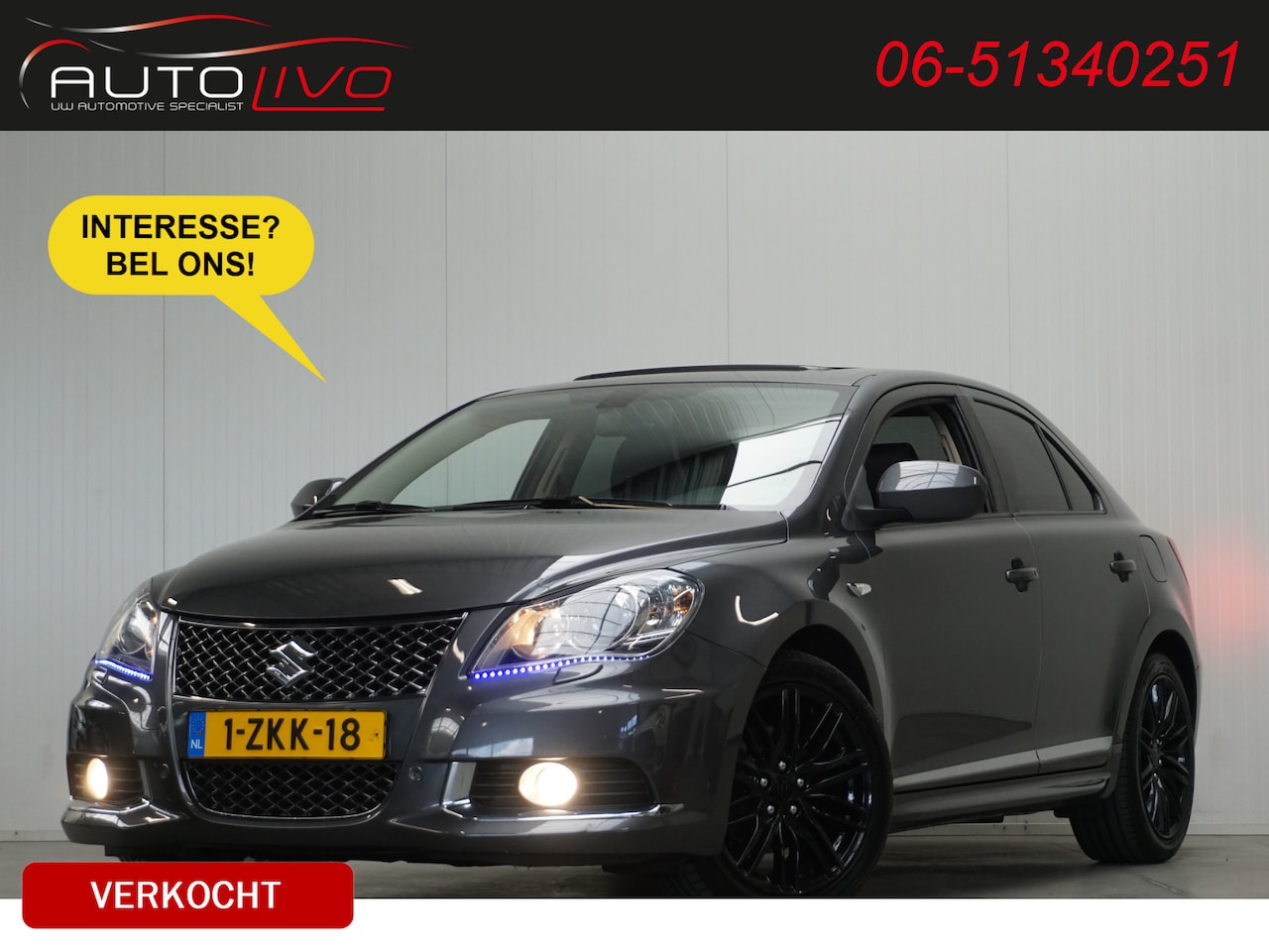 Suzuki Kizashi - 2.4 Sport NL AUTO! 180 PK! LEER DAK NAV CLIMA XENON etc. - AutoWereld.nl