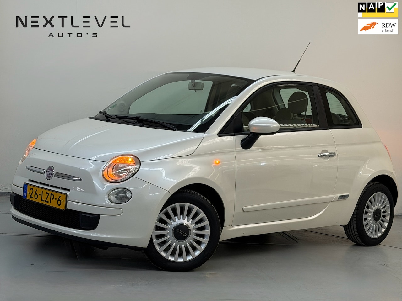 Fiat 500 - 1.2 Pop Parelmoer Automaat Airco PDC VolledigOnderhouden - AutoWereld.nl