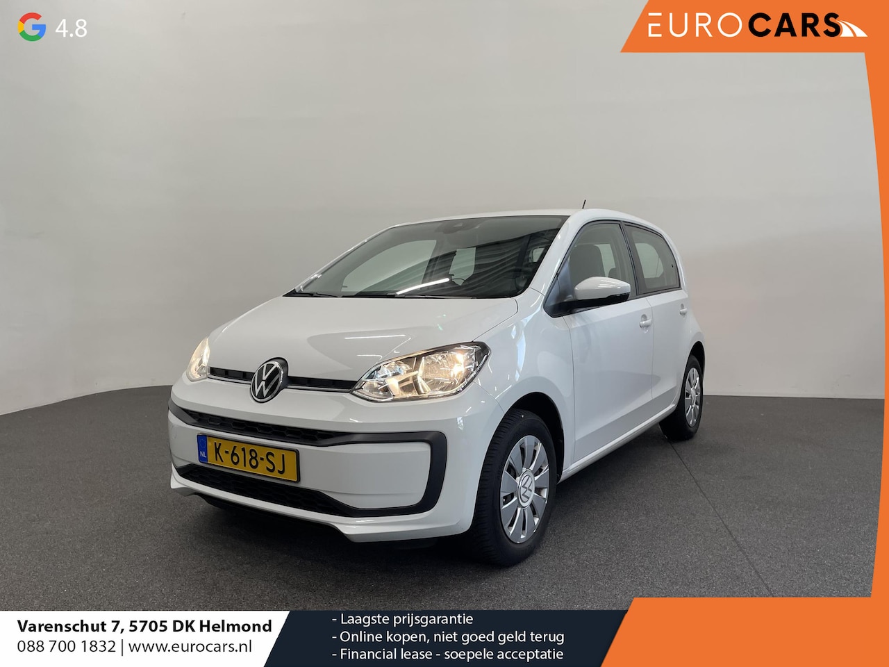 Volkswagen Up! - 1.0 Camera Parkeersensoren achter Cruise Control Climate Control - AutoWereld.nl