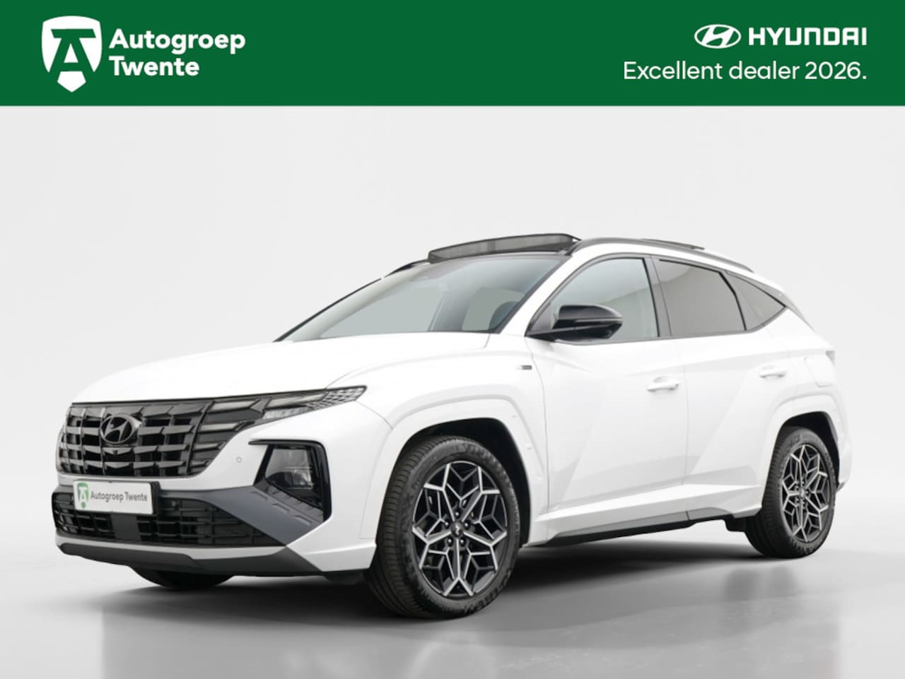 Hyundai Tucson - 1.6 T-GDI N Line Sky | Hybride zonder stekker | Panoramadak - AutoWereld.nl