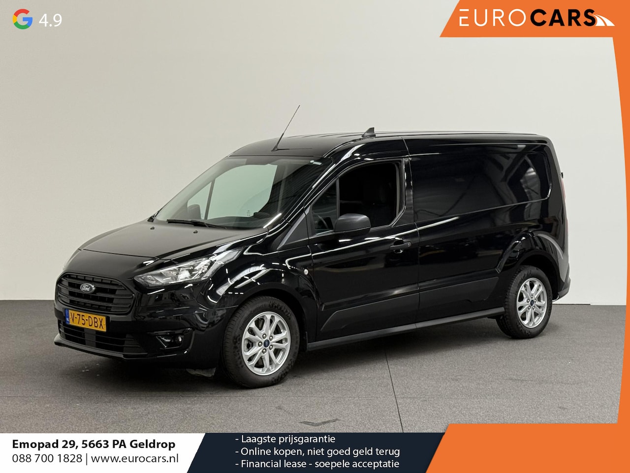 Ford Transit Connect - 1.5 EcoBlue L2 Trend Navigatie Airco Parkeersensoren Cruise Control 3Zits Camera DAB+ - AutoWereld.nl