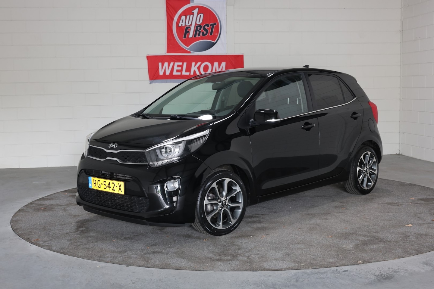 Kia Picanto - 1.0 CVVT Colour Edition 1.0 CVVT Colour Edition, 2e Eig. Cruise control, Climate control, Navigatie, Fraaie uitvoe - AutoWereld.nl