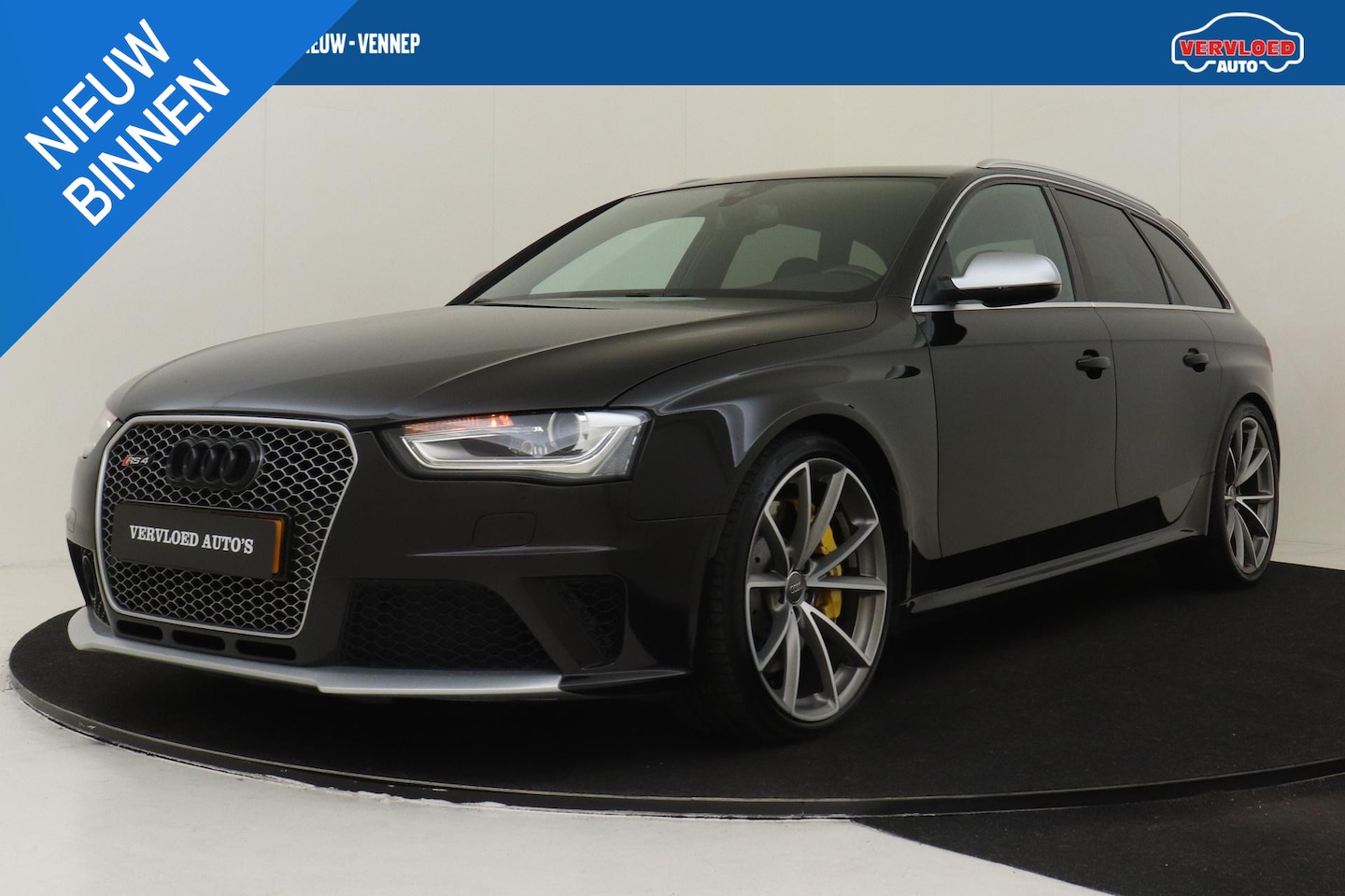 Audi A4 Avant - 4.2FSI/450PK RS4 QUATTRO -PANO/DAK|BANG&OLUFSEN|ADAP.CRUISE|DYN.STEERING|PRIVACY.GLAS|ADAP - AutoWereld.nl