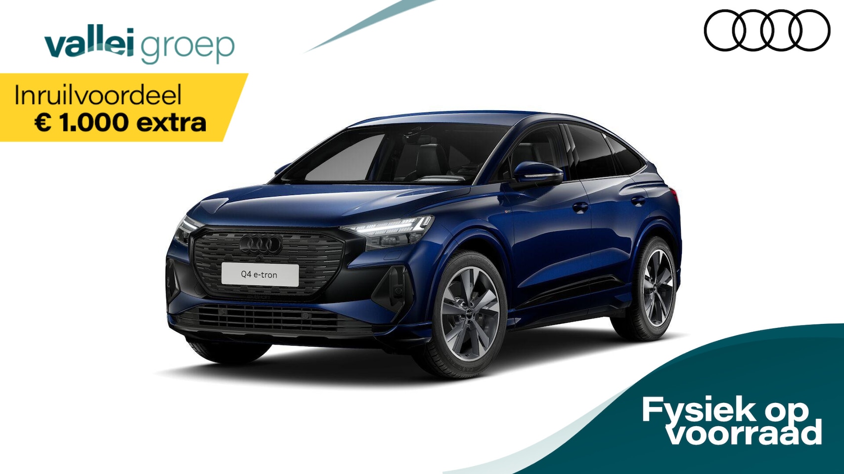 Audi Q4 Sportback e-tron - 45 quattro 286 pk S edition Competition | Trekhaak | Comfortpakket | Optiekpakket zwart pl - AutoWereld.nl