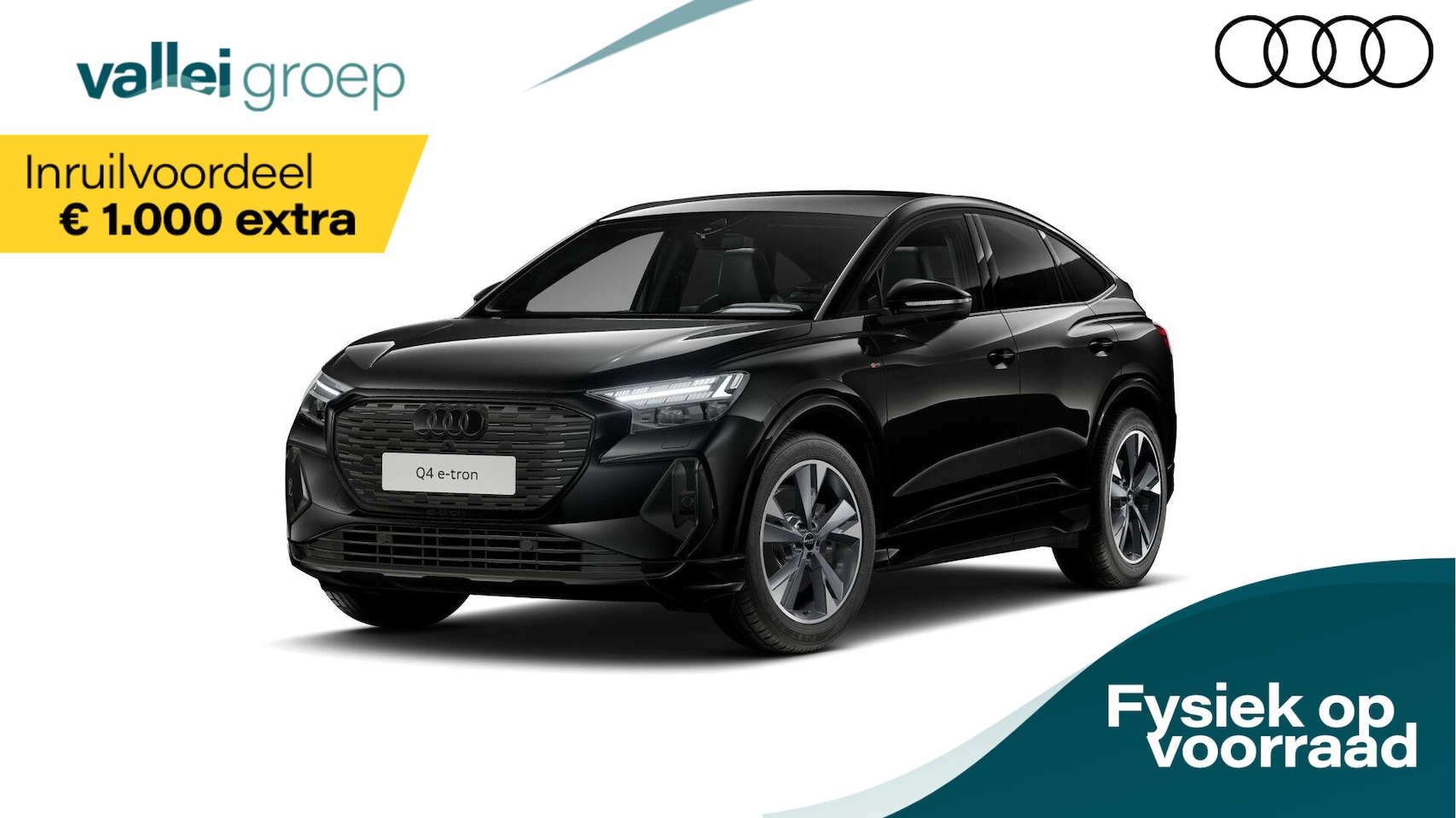 Audi Q4 Sportback e-tron - 45 quattro 286 pk S edition Competition | Trekhaak | Comfortpakket | Optiekpakket zwart pl - AutoWereld.nl