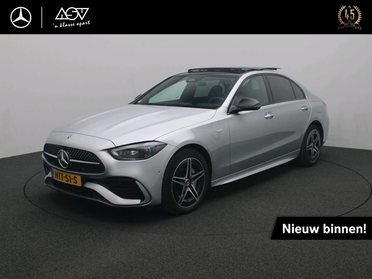 Mercedes-Benz C-klasse - 300 e AMG Business Solution | Panorama - Schuifdak | Head-Up Display | Memory Seats | Burm - AutoWereld.nl