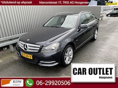 Mercedes-Benz C-klasse Estate - 180 Business Class 125 Avantgarde AUTOMAAT, Leer/Stof, Navi, CC, Clima, PDC, LM, Inklapbar