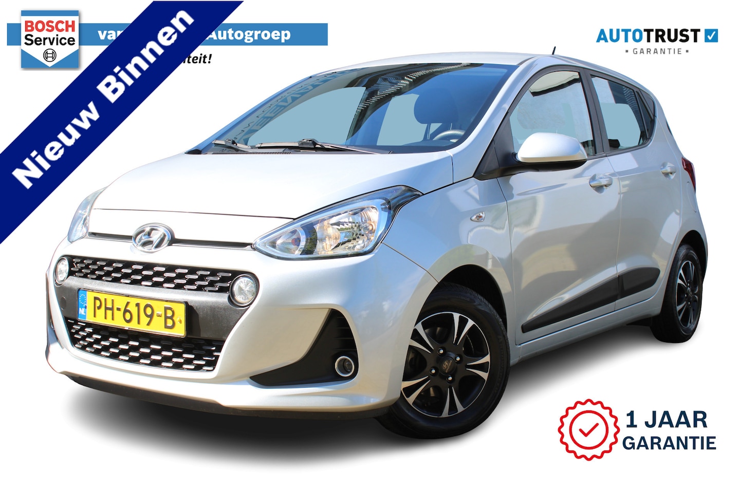Hyundai i10 - 1.0i Go! | Incl. 12 maanden Garantie | Cruise controle | Apple CarPlay/Android Auto | Clim - AutoWereld.nl