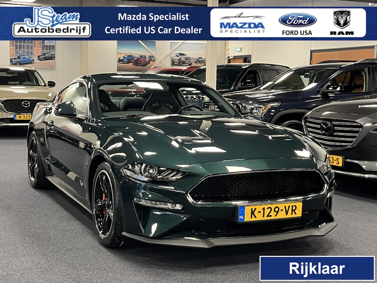 Ford Mustang Fastback - 5.0i V8 BULLITT 460PK Recaro Brembo MagneRide B&O Sound - AutoWereld.nl
