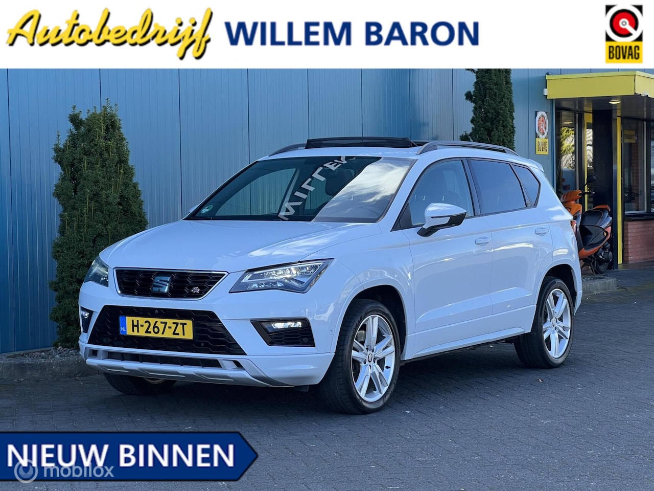 SEAT Ateca - 1.5 TSI FR DSG AUT. 150PK Business Intense PANO | CARPLAY | 360°CAM | TREKH. | ELEK.A.KLEP - AutoWereld.nl