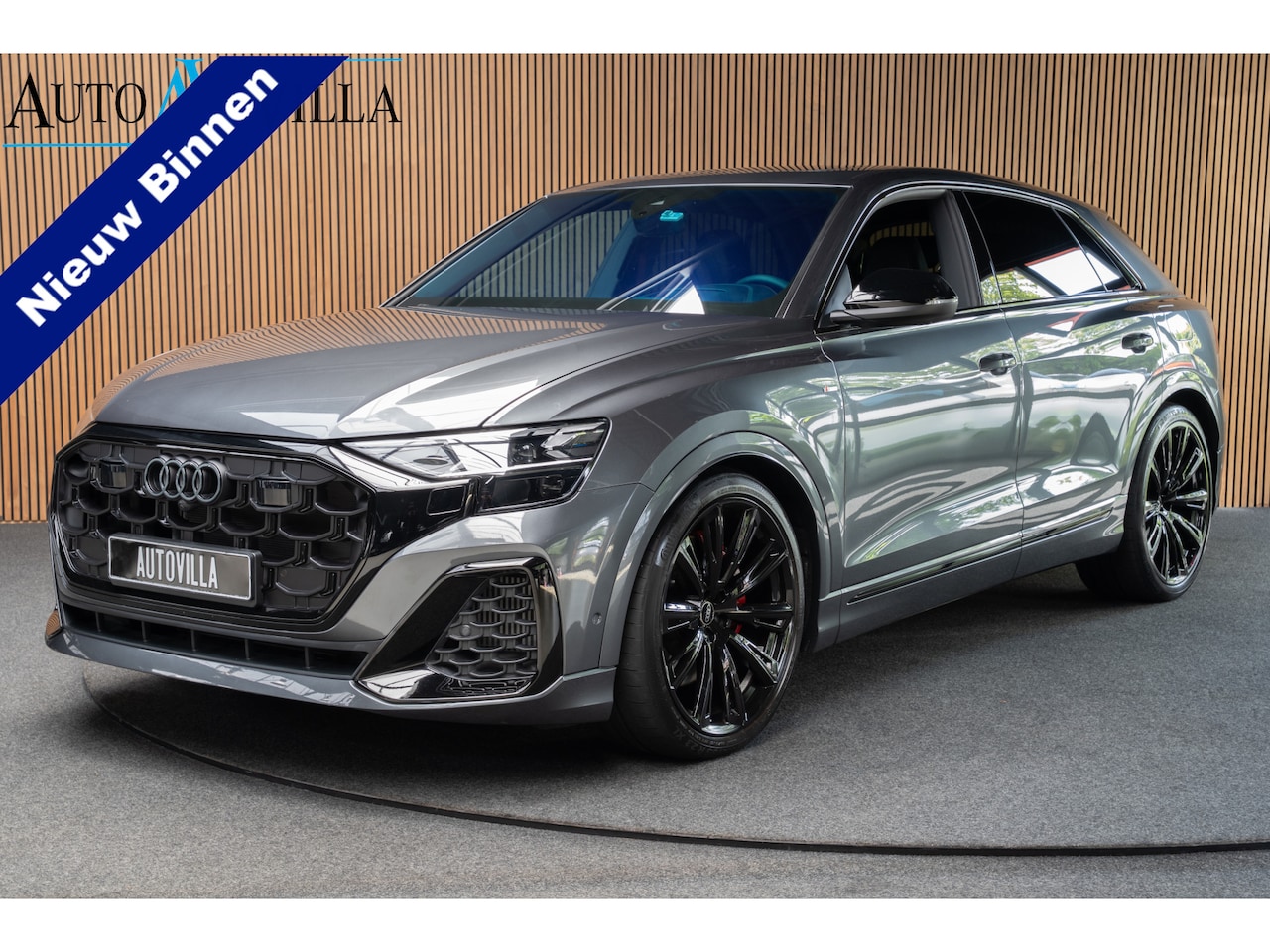 Audi Q8 - 60 TFSI e quattro Pro Line S Competition HUD Panodak 360° B&O ACC Leer LM velgen Memory se - AutoWereld.nl